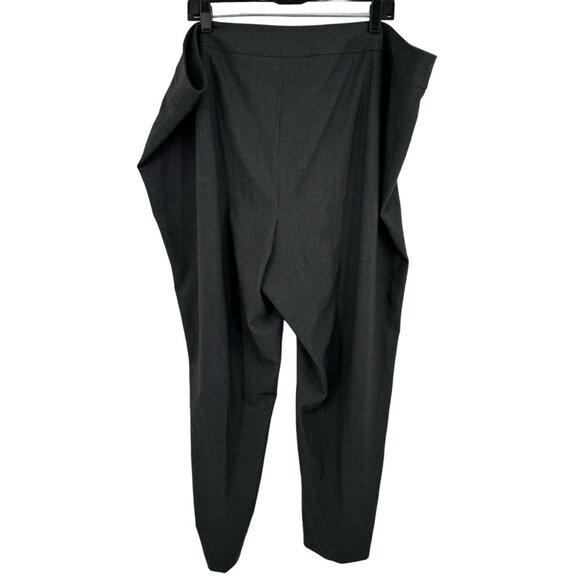 Calvin Klein Women's Traditional Gray Dress Pants 24W straight stretch career - Picture 7 of 10